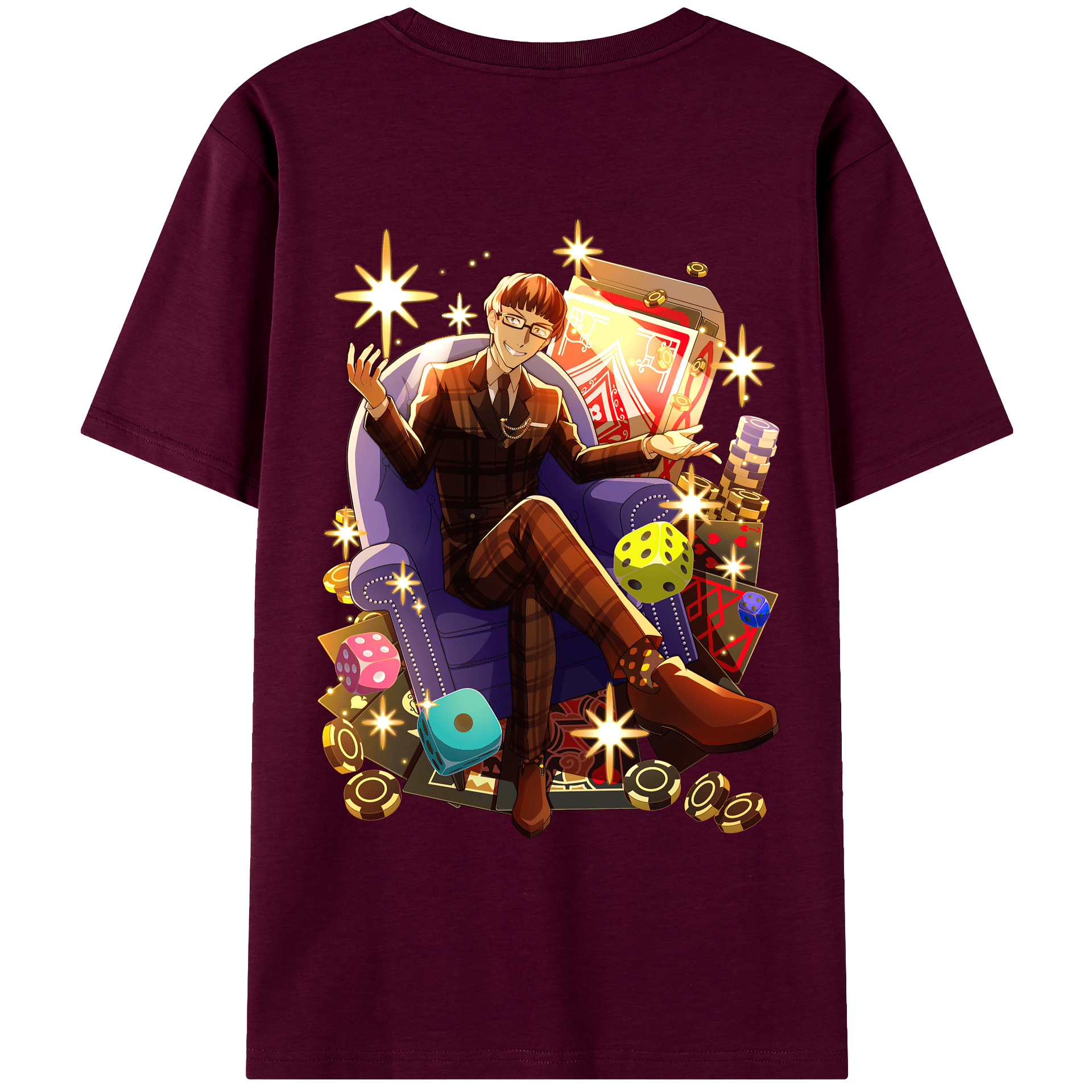 （画像用） 文豪ストレイドッグス Bungo Stray Dogs レディース半袖Tシャツ(バックプリント)